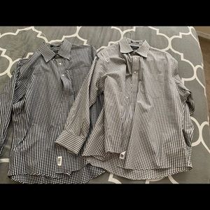 SET OF 2 Nordstrom Non iron Dress Shirts